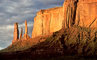 Three Sisters, Monument Valley Navajo Tribal Park, Arizona