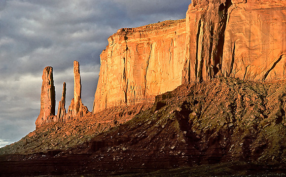 Three Sisters, Monument Valley Navajo Tribal Park, Arizona