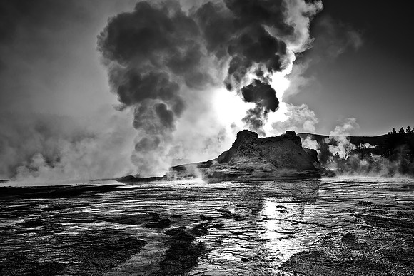 Castle Geyser, Yellowstone National Park, Wyoming