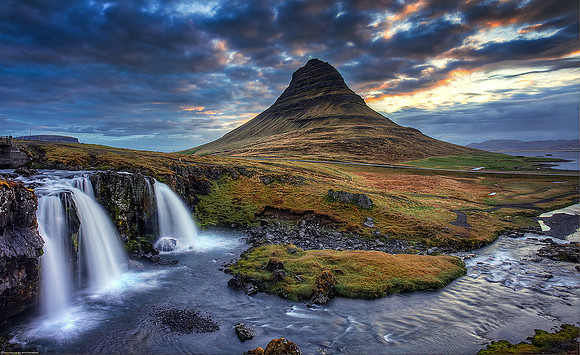 Kirkjufell and Waterfall, Iceland