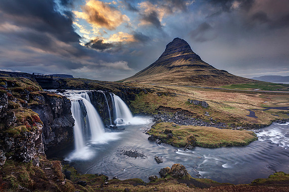 Kirkjufell and Waterfall, Iceland