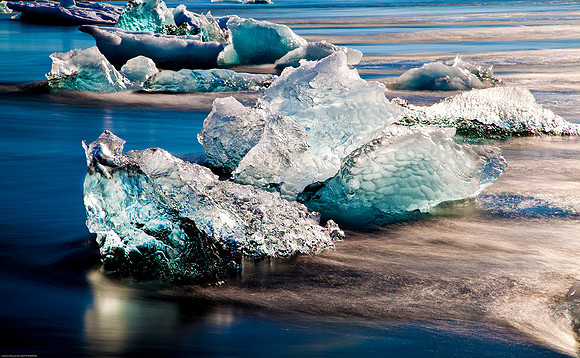 Jokulsarlon Glacial Ice Beach, Iceland