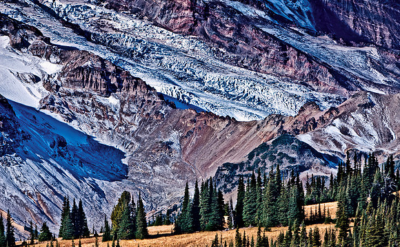 Emmons Glacier, Mount Rainier National Park, Washington