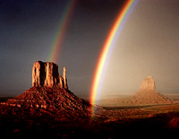 Double Rainbow, Monument Valley Navajo Tribal Park, Arizona